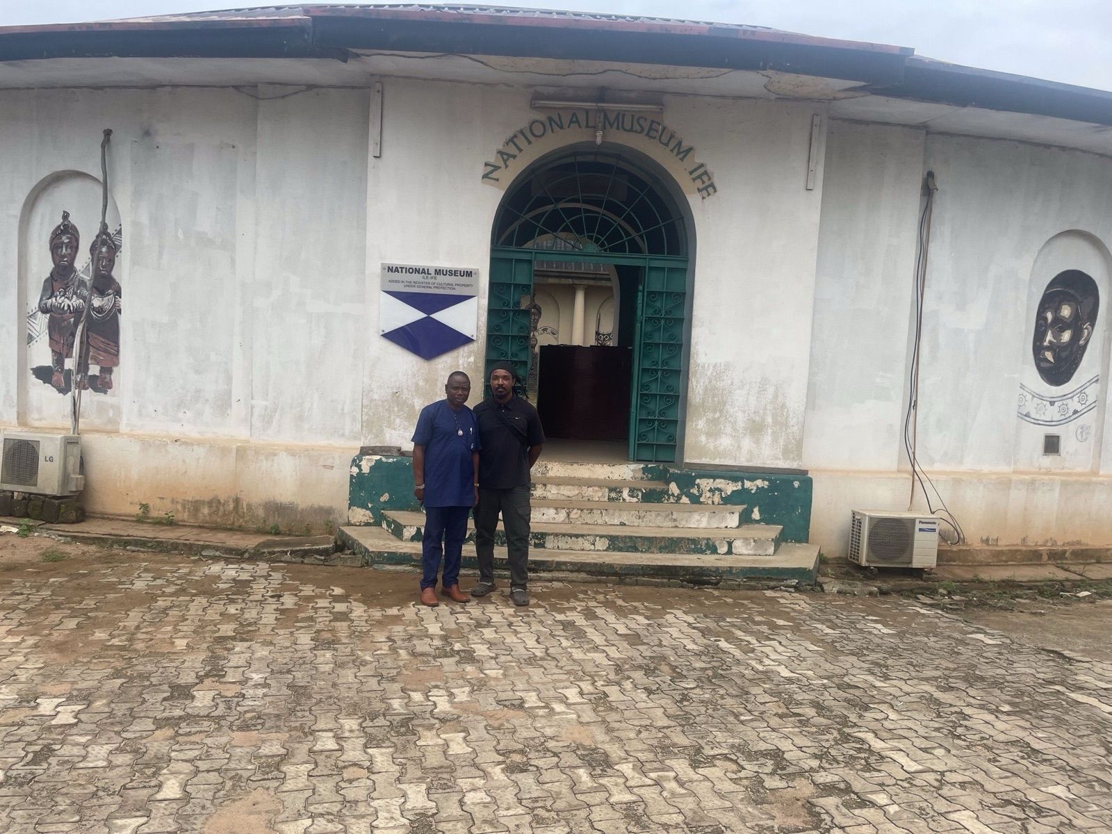 Curatorial and collections documentation image from Ile-Ife research work.