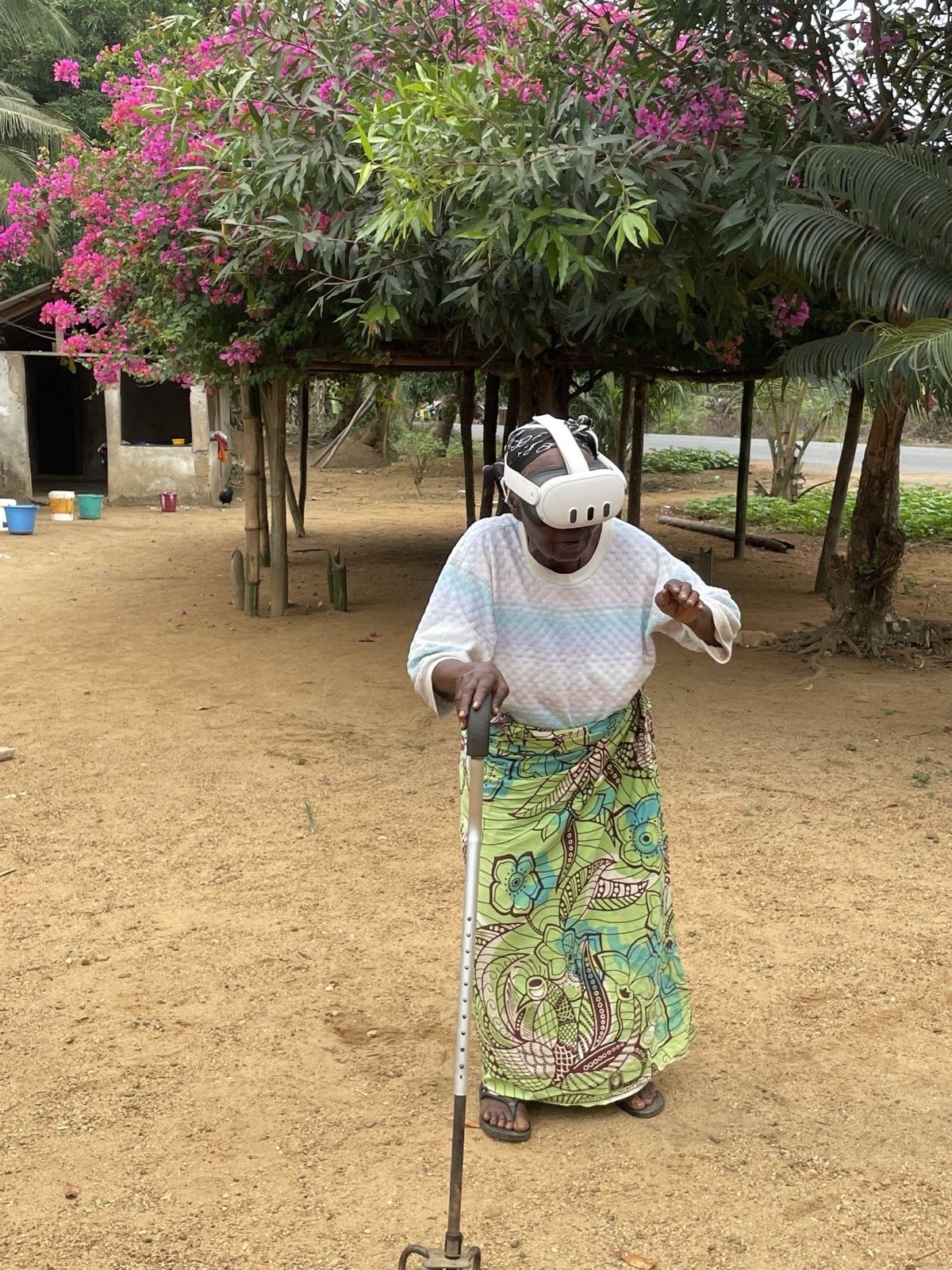 Community-centered interpretation session connected to digitized artifact research in Liberia.